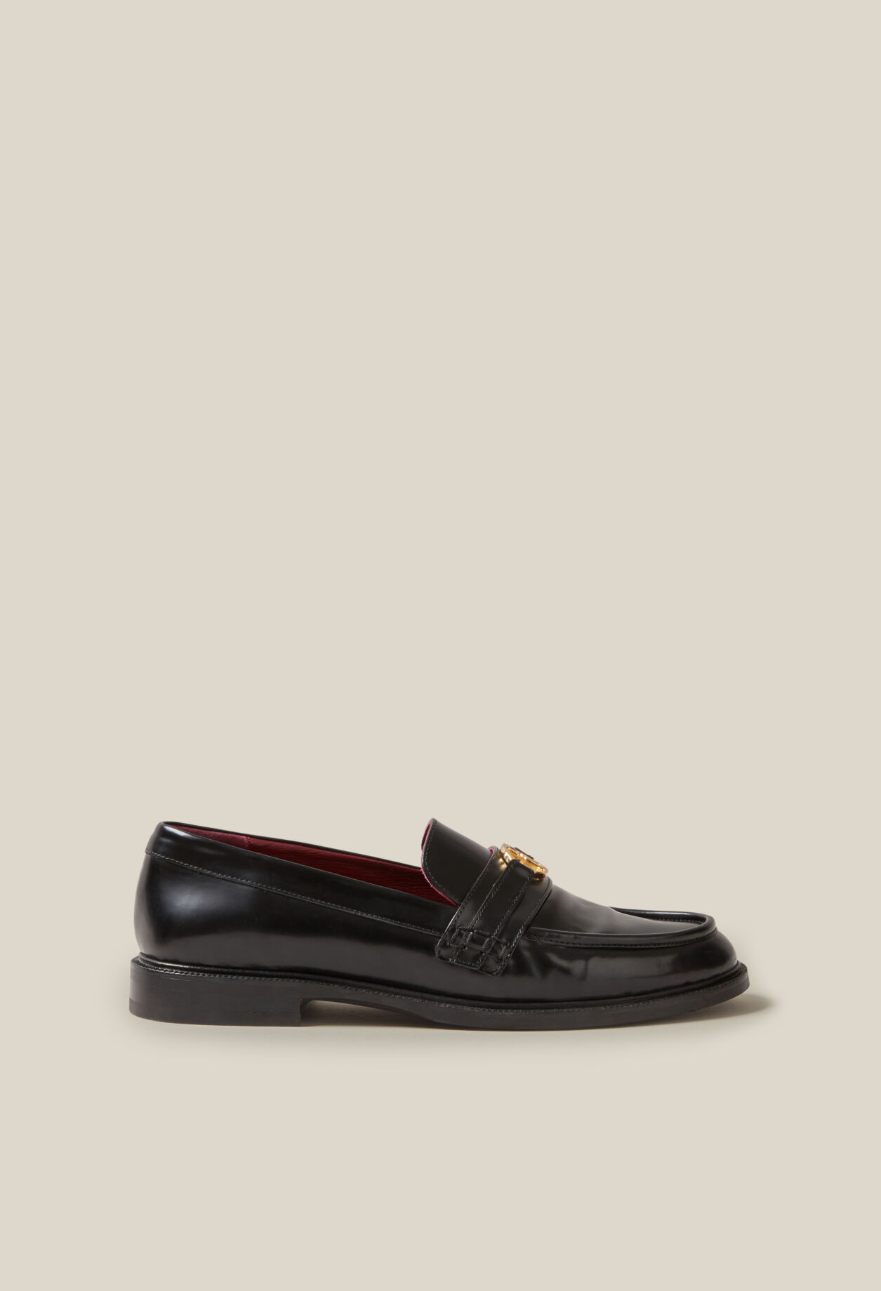 Leather loafers