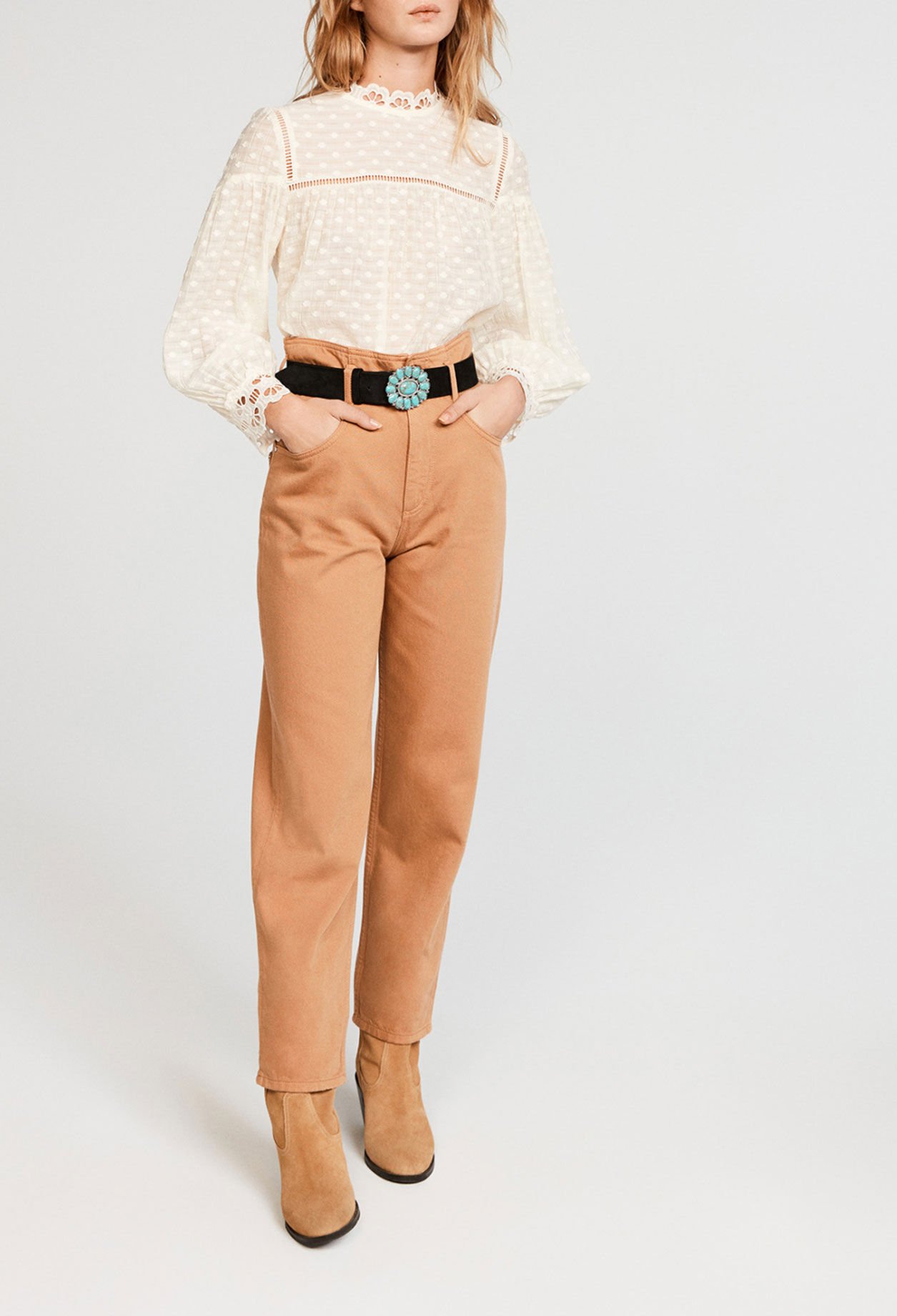 Ecowash carrot cut trousers