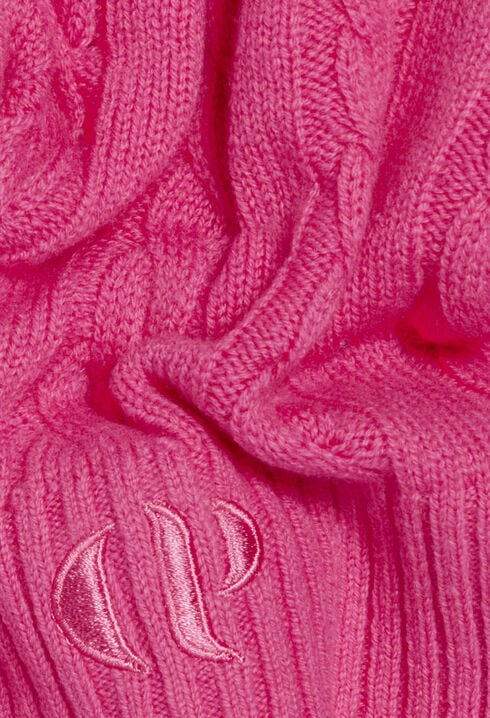 Cable knit cropped jumper