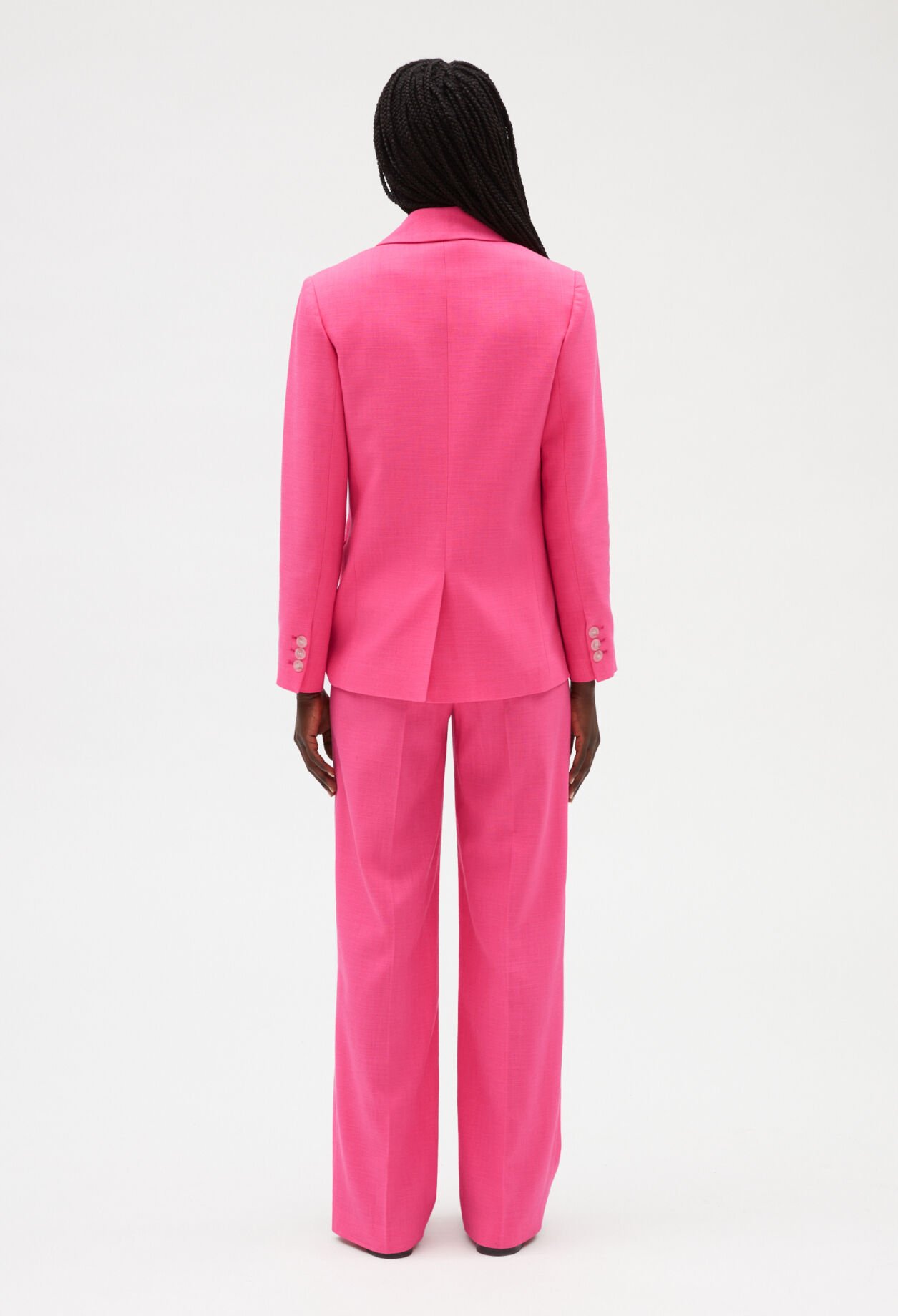 Pink suit jacket