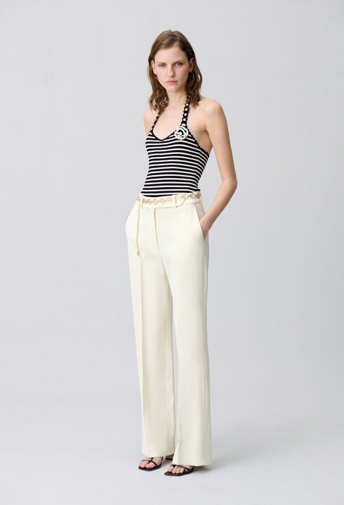 Tailored Straight-Leg Trousers