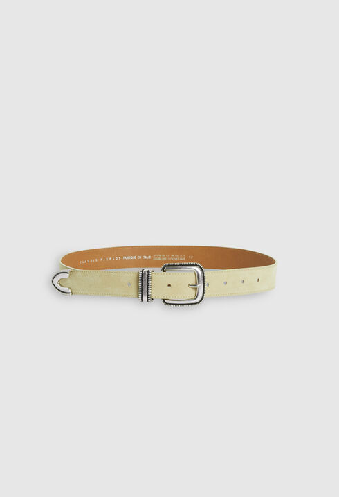 Leather belt