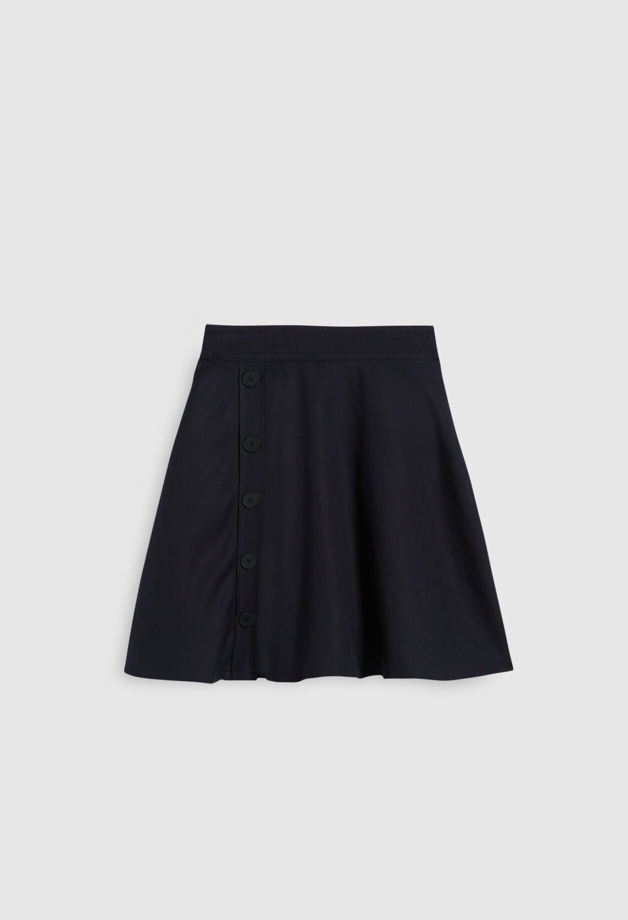 Skater skirt with buttons