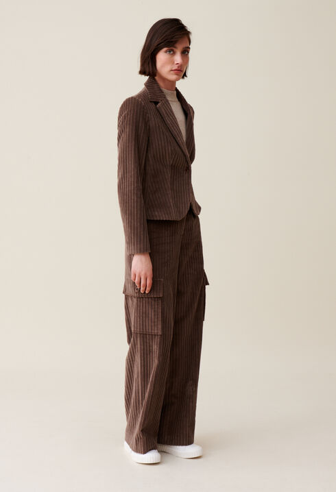 Velvet Fitted Jacket