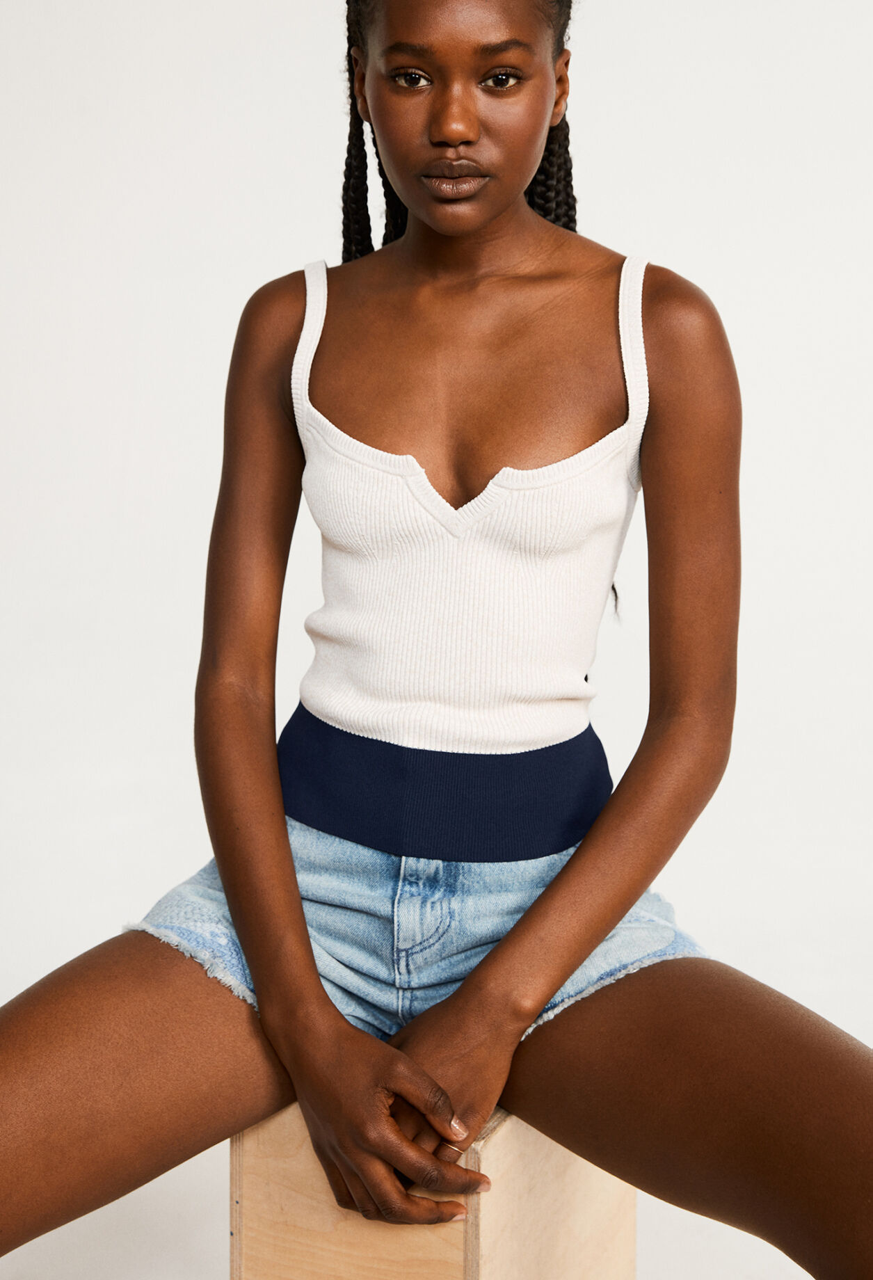 Knit vest
