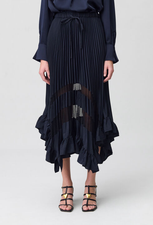 Midi pleated skirt 
