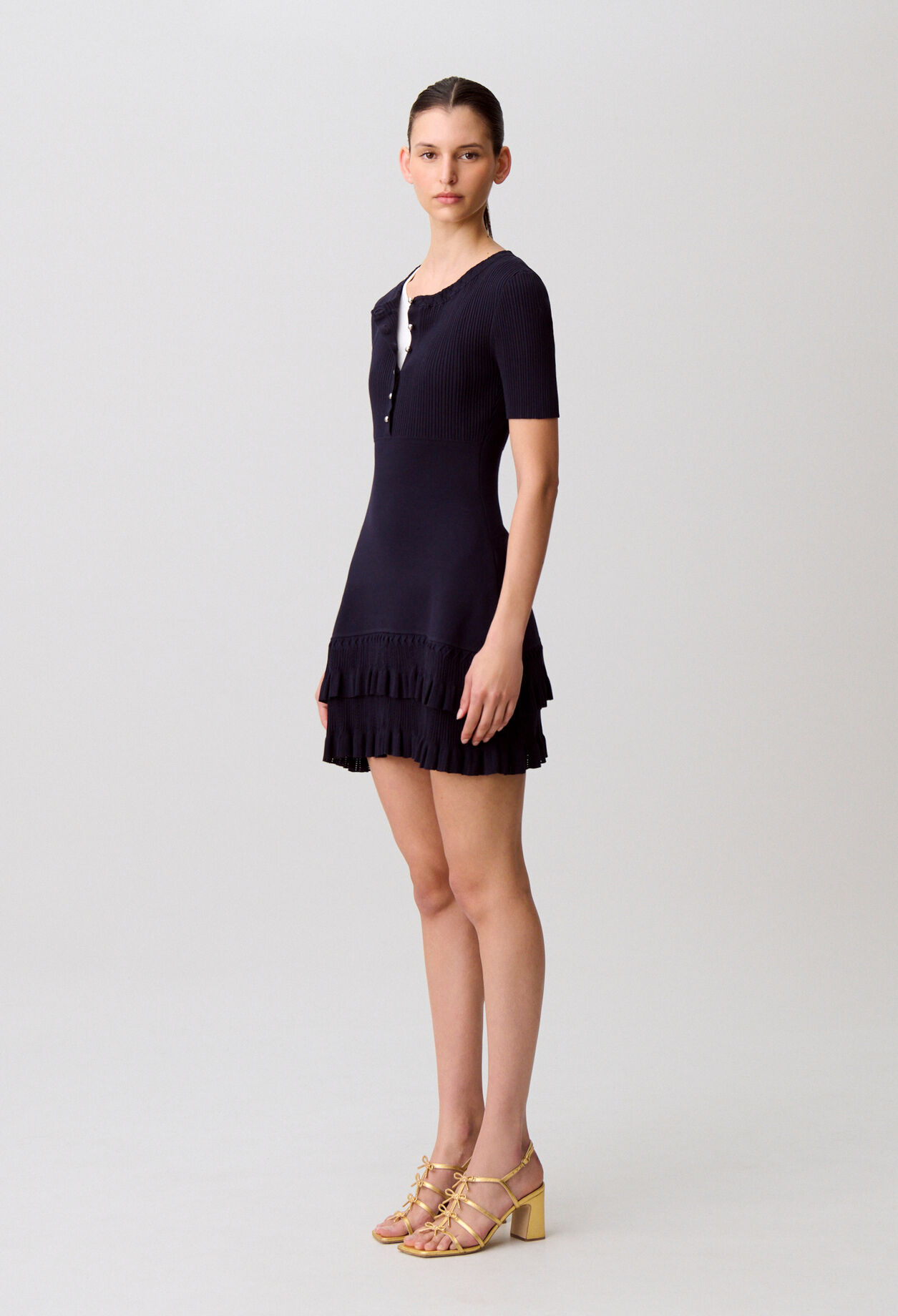 Fitted knit dress