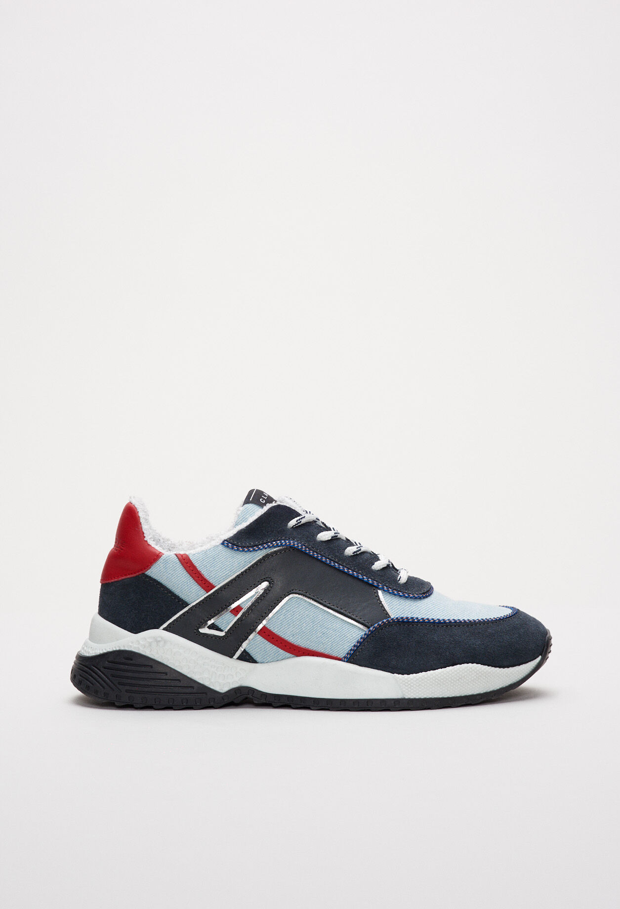 Laced trainers