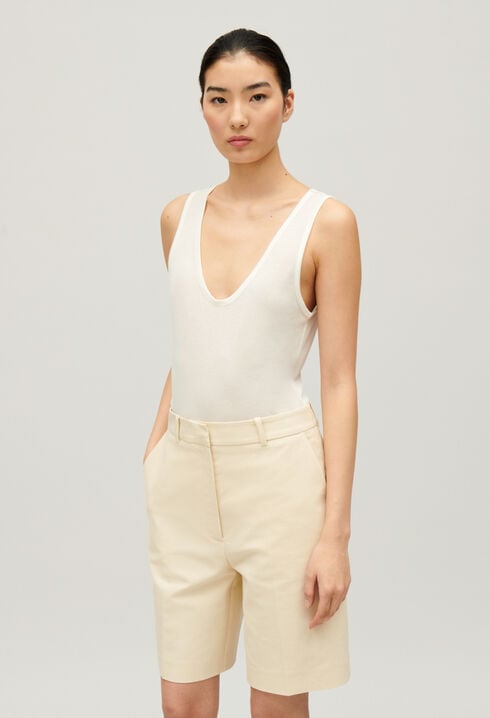 Ecru vest top