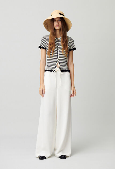 Elasticated fluid trousers