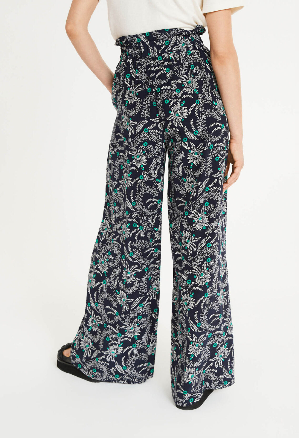 Printed trousers