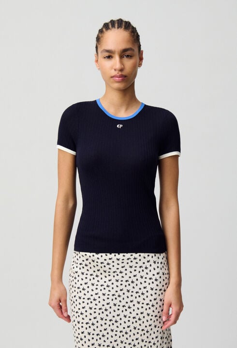 Fine knit CP top