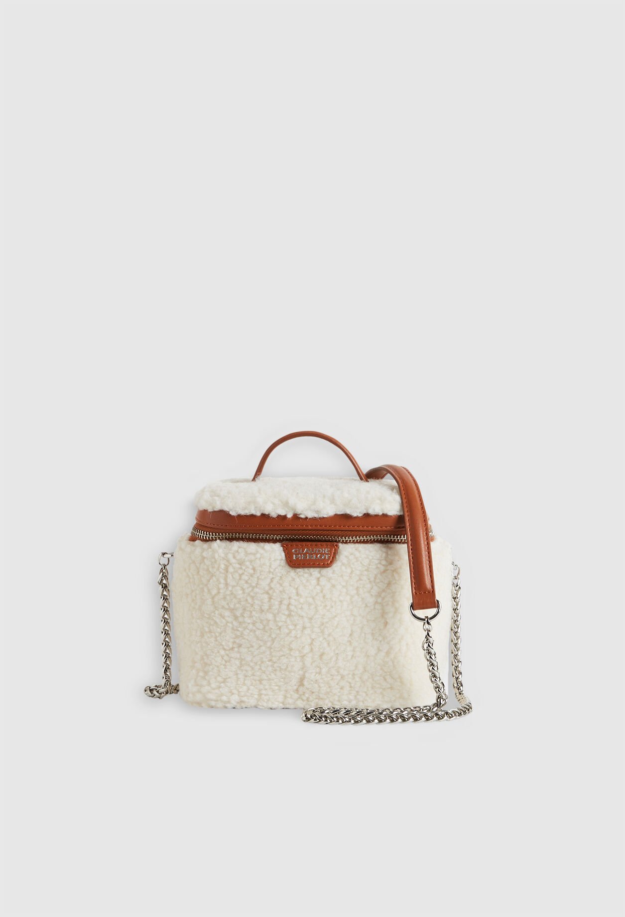 Sac Angela Vanity peau lainée