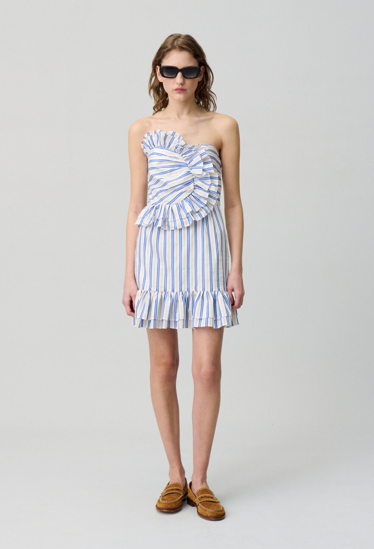 Frilled Short Dress