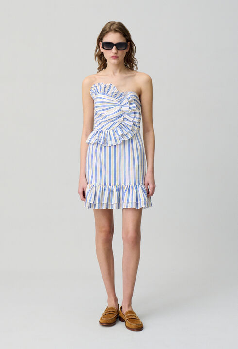 Frilled Short Dress