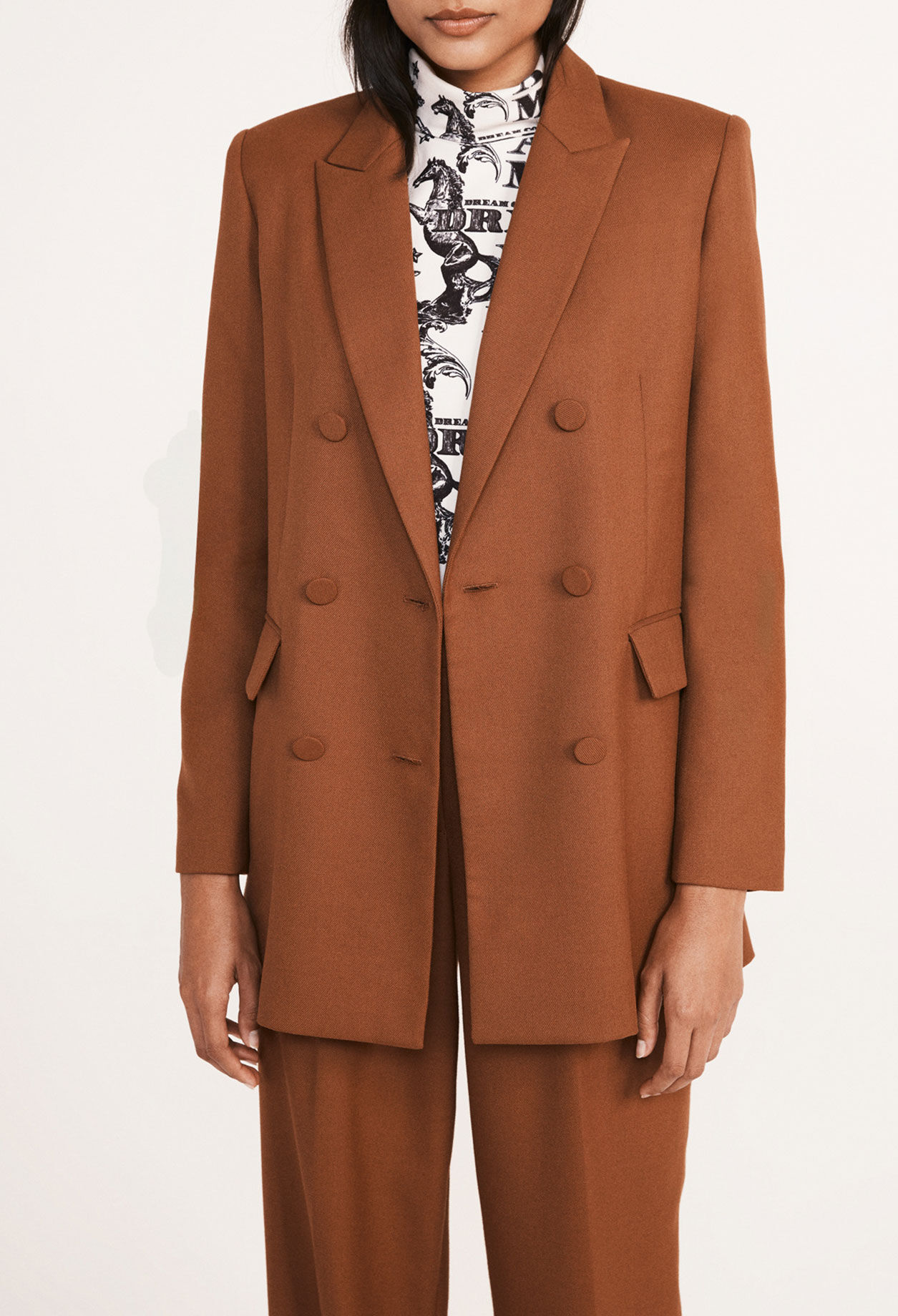 Long caramel jacket