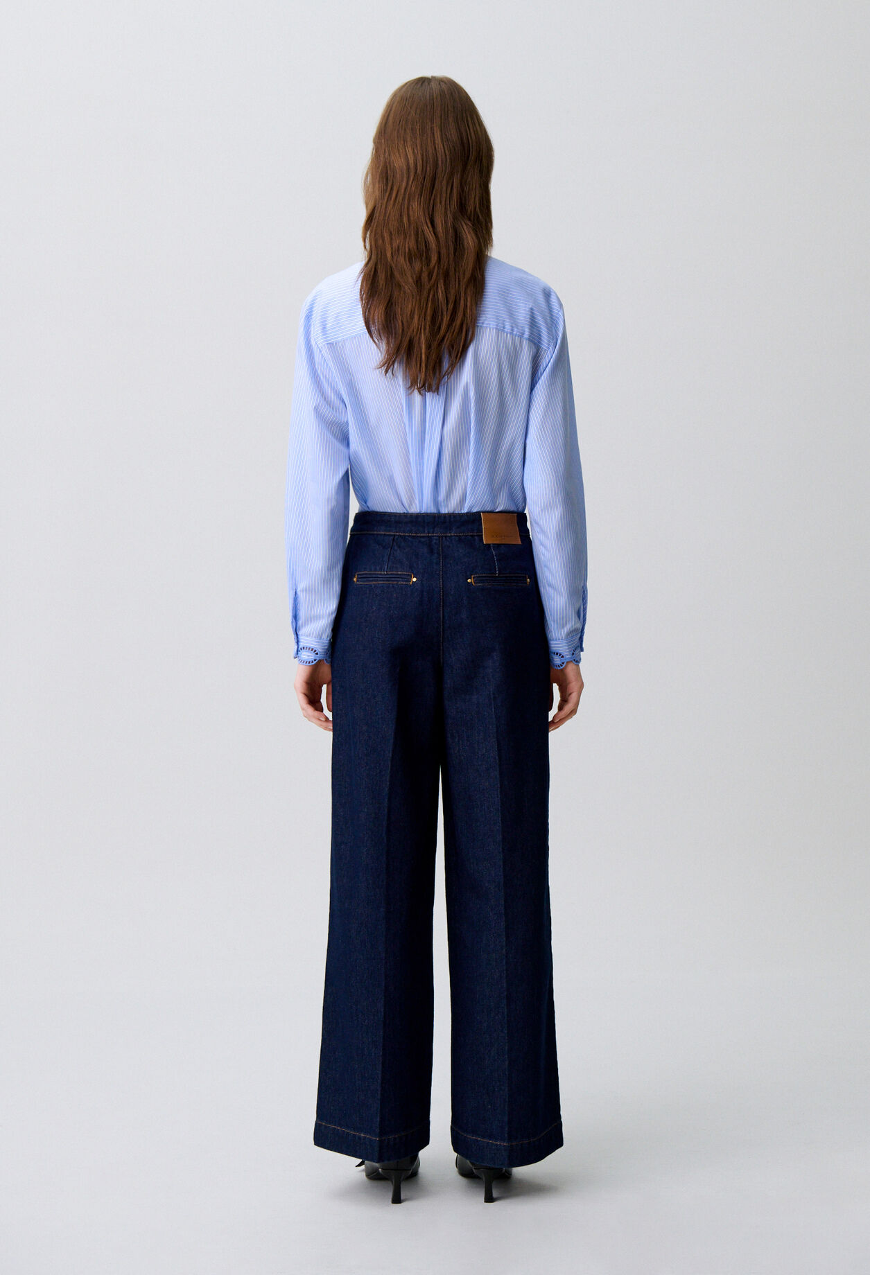 Wide-Leg Sailor Jeans