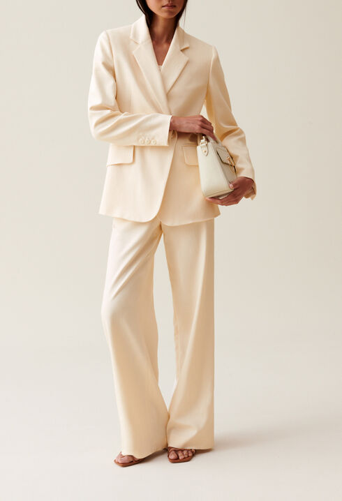 Ivory Tailored Trousers