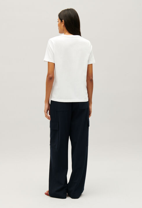 Jean Toto cream T-shirt