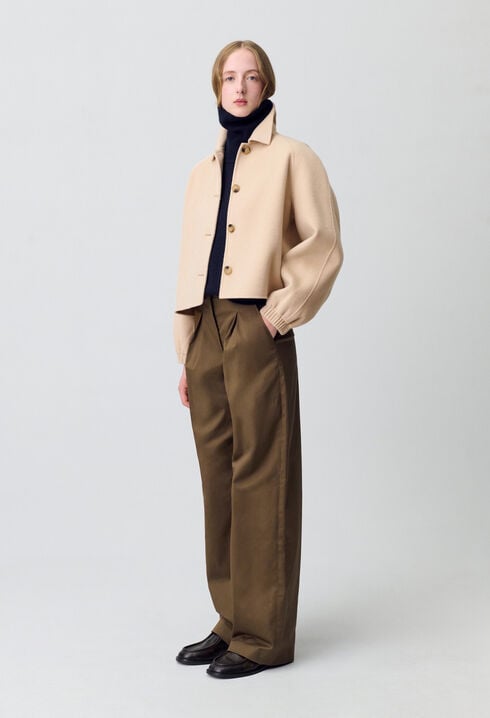 Short Shirt Collar Jacket