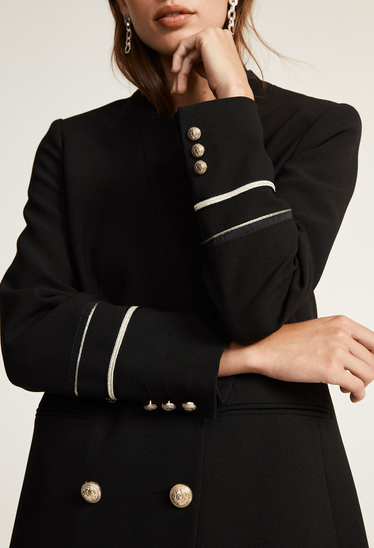 Short black jacket