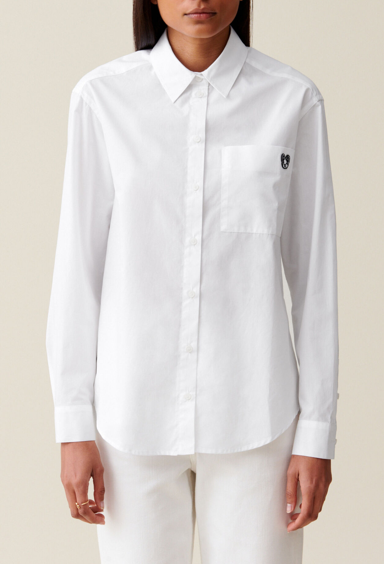 White Toto Jean shirt