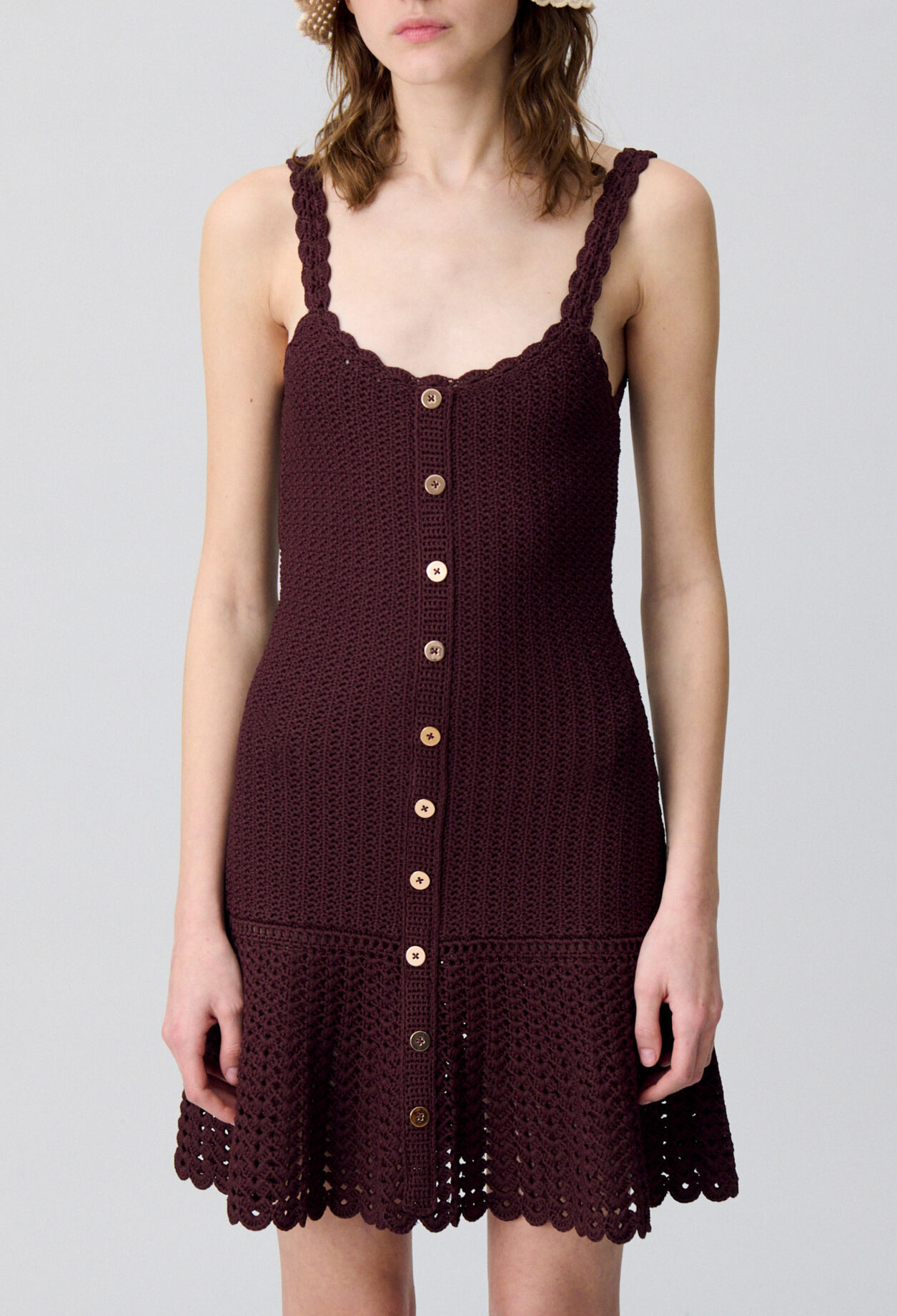 Crochet Mini Dress