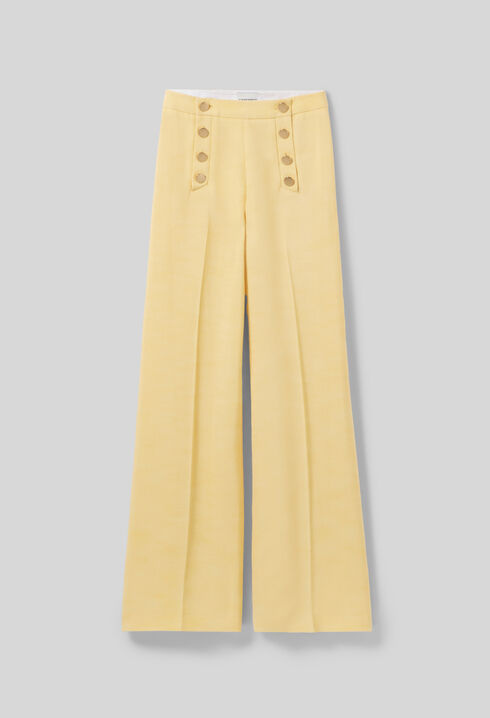 Straight-Leg Sailor Trousers