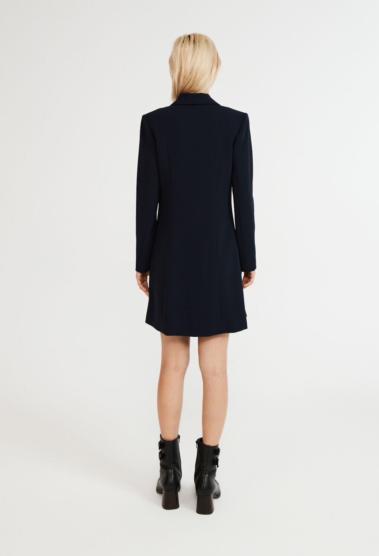 Double buttonned vested dress