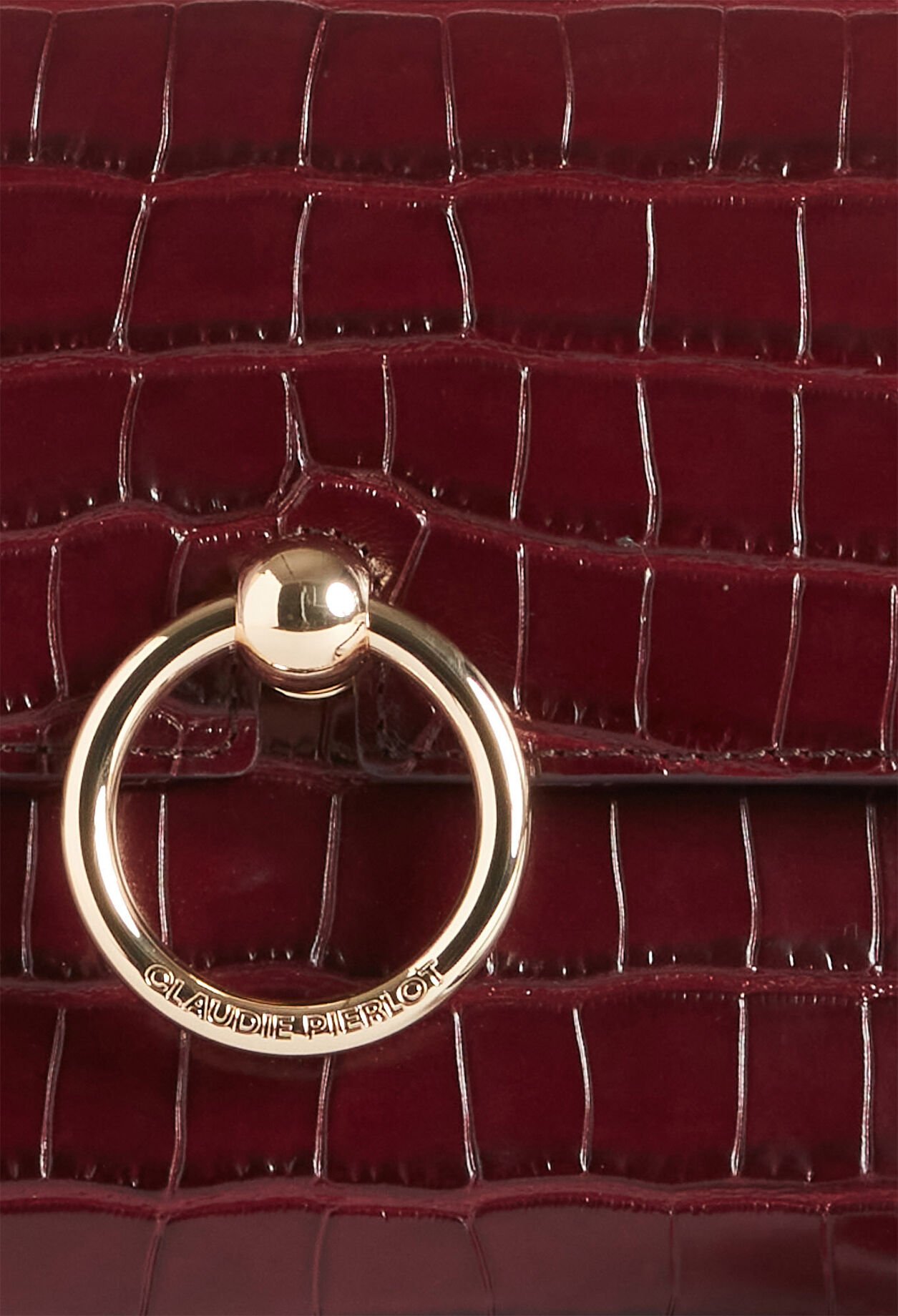 Anouck leather clutch