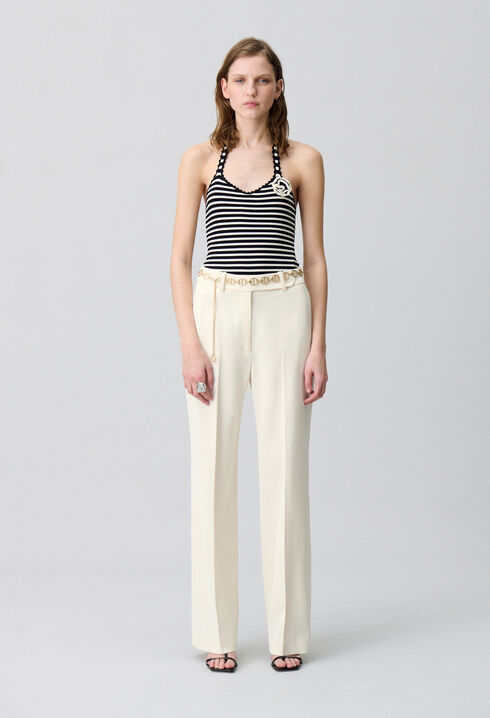 Tailored Straight-Leg Trousers