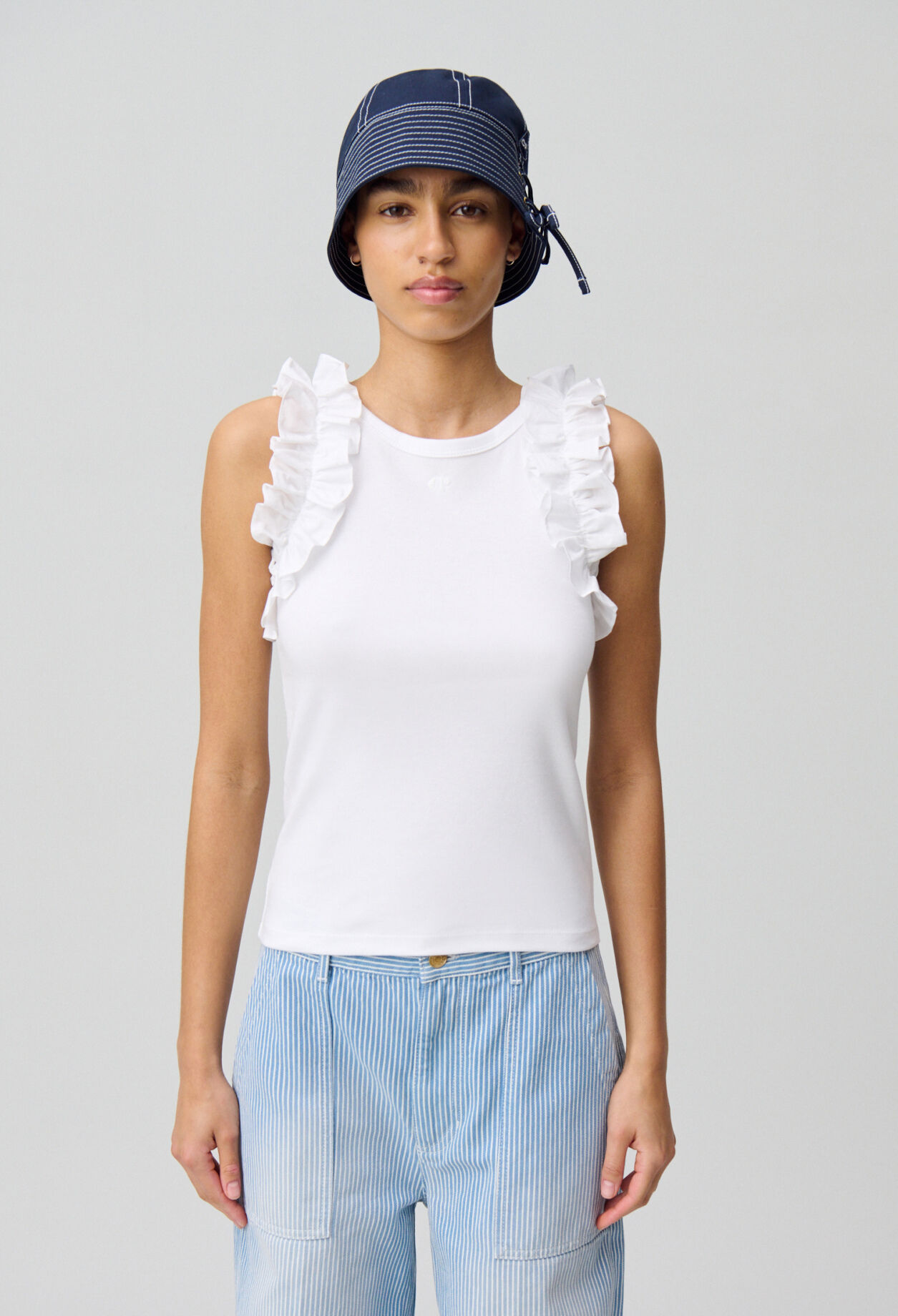 Frilled Tank Top