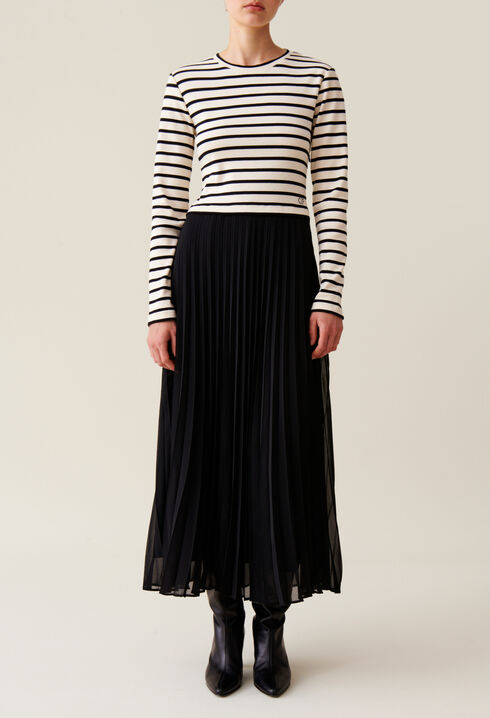 Twist Striped Dress