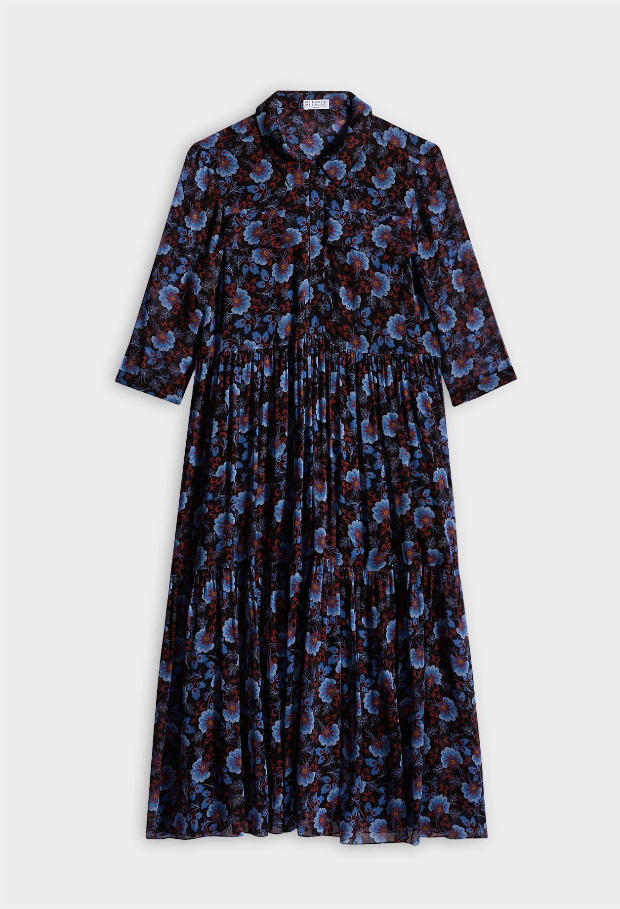 Long flared dress