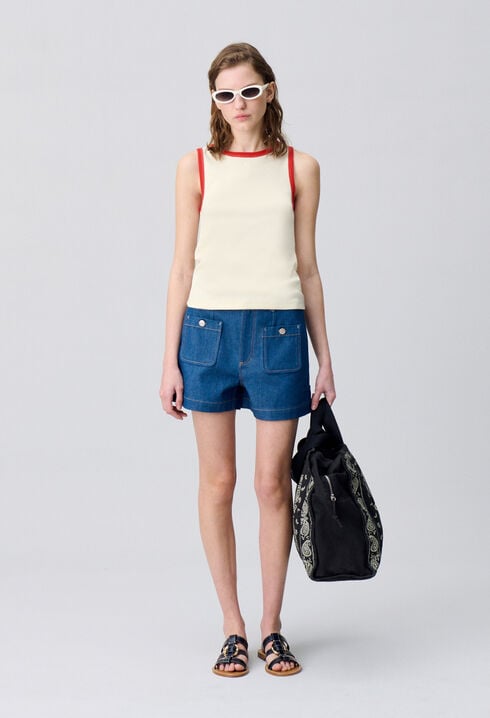 Contrast Tank Top