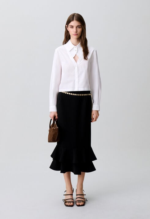 Cotton poplin shirt