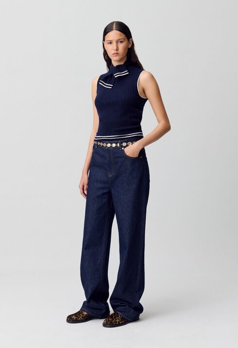 Sleeveless jumper