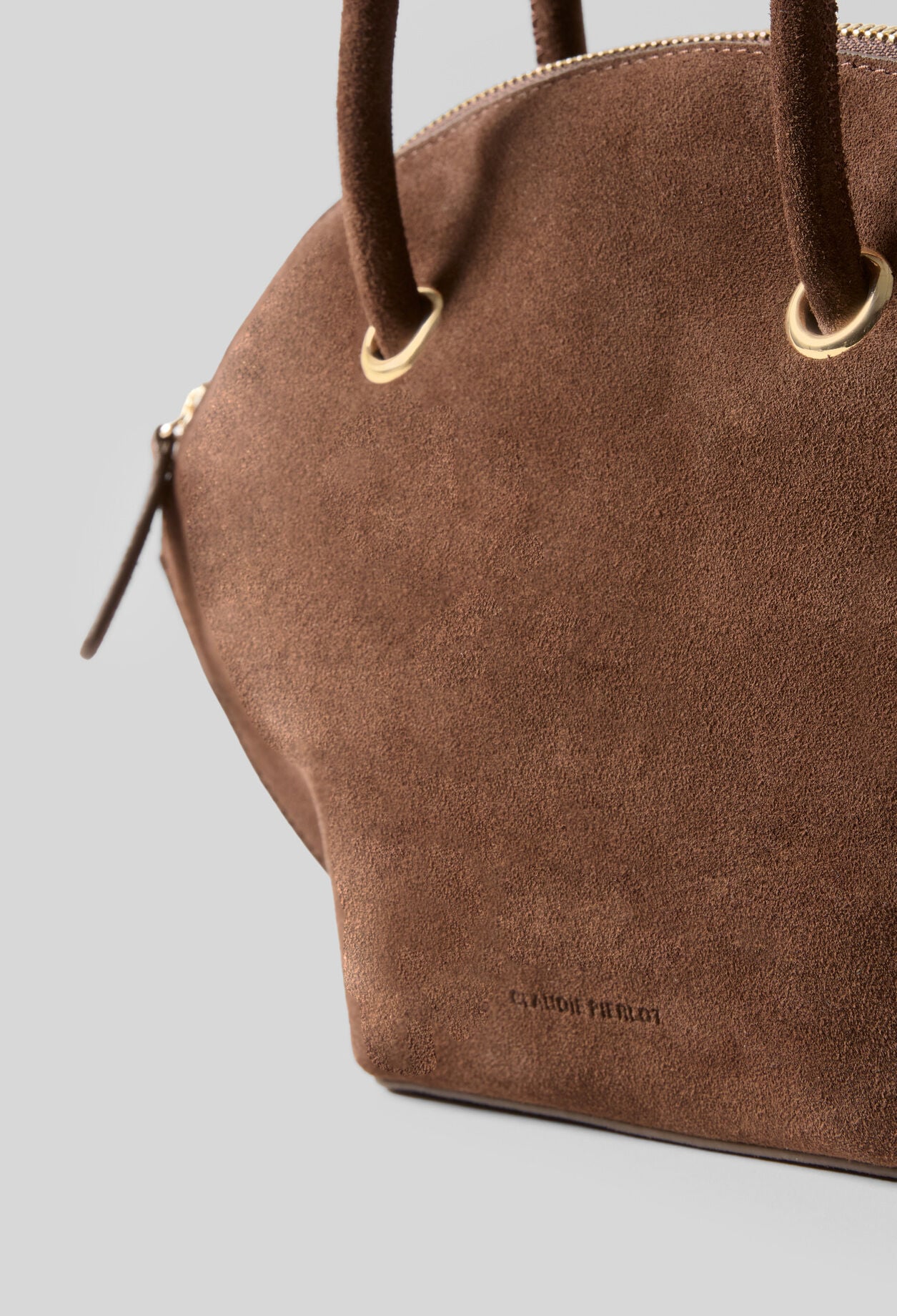 Soft suede handbag
