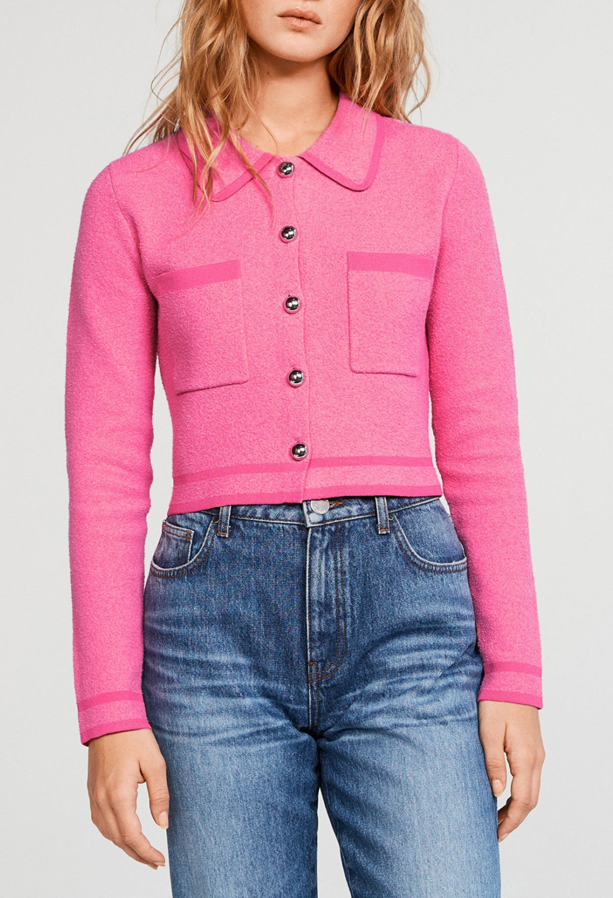 Cardigan with collar