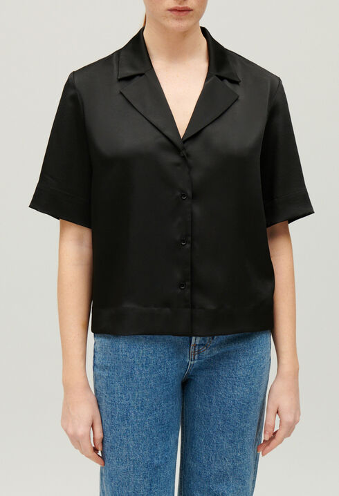 Floaty short-sleeved shirt