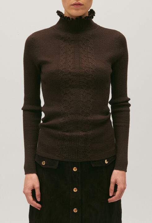 Fine-knit jumper