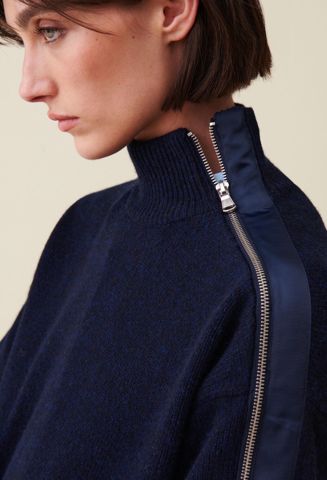 トップス eLLa scallop canon loop pullover(navy) eLLa scallop canon loop pullover(navy)