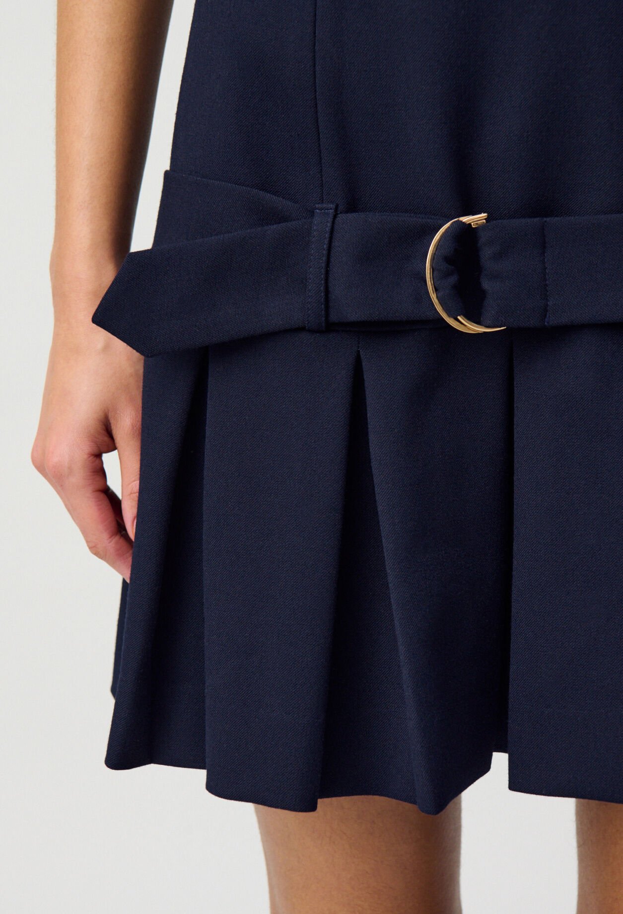 Tailored mini skirt