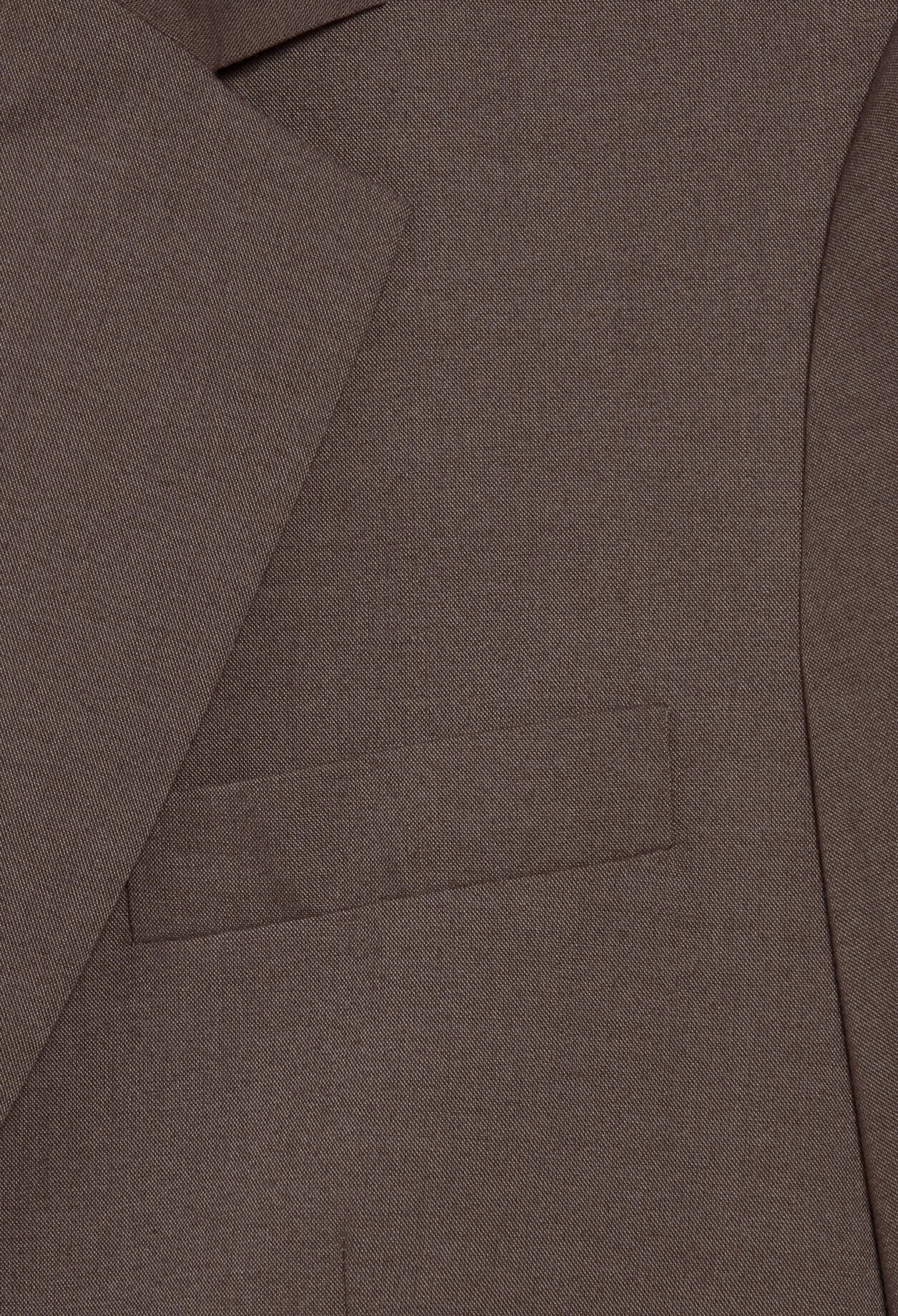 Mocha brown suit jacket