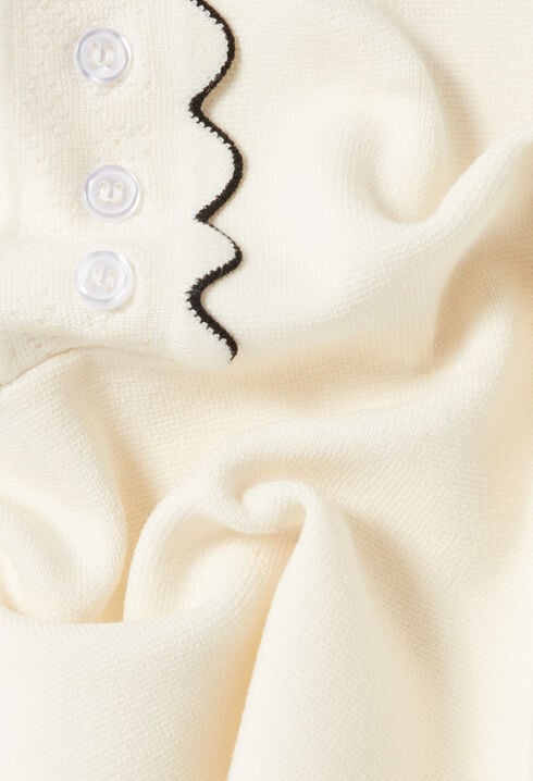 Round neck knitted top