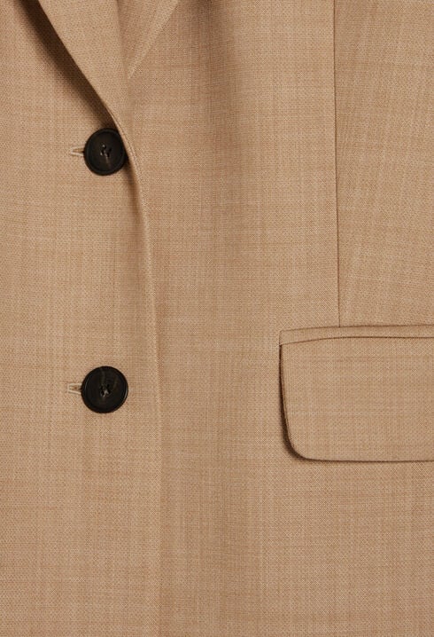 Beige suit jacket