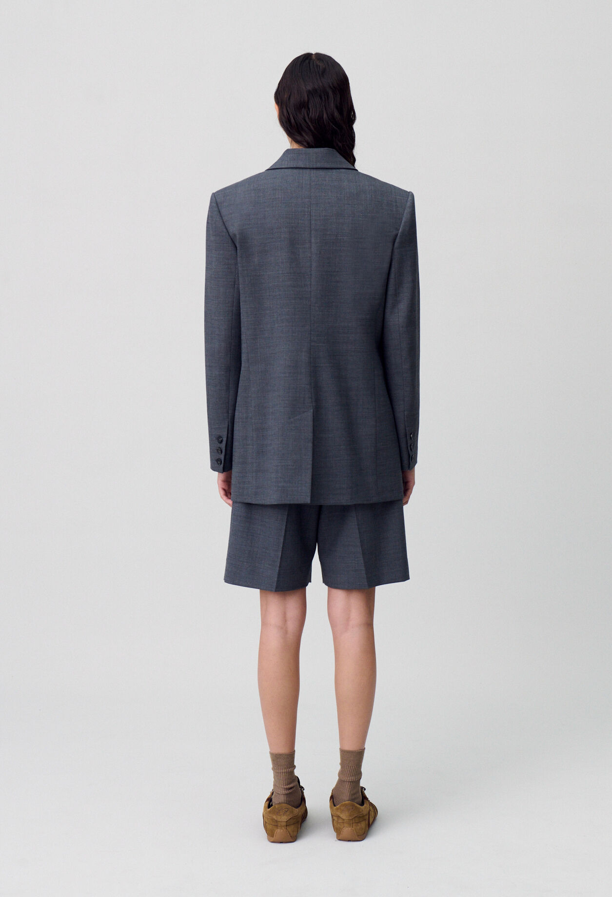 Double-Breasted Tailored Blazer