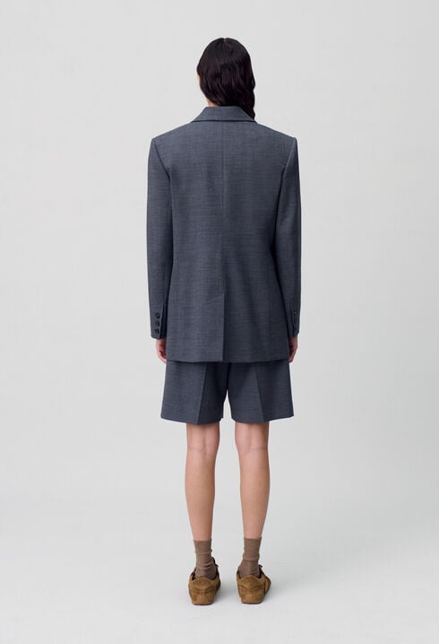 Double-Breasted Tailored Blazer