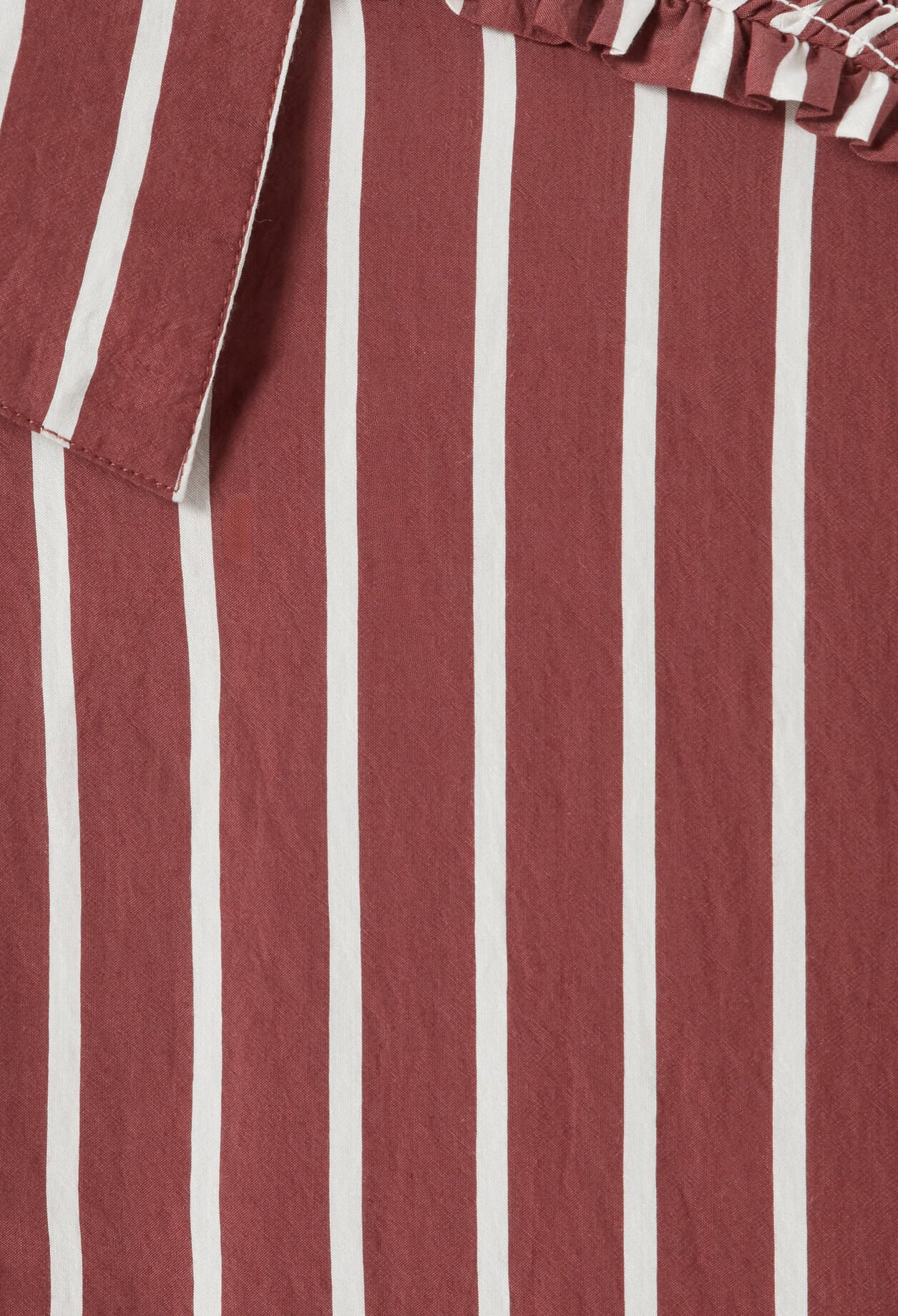 Oversized striped shirt