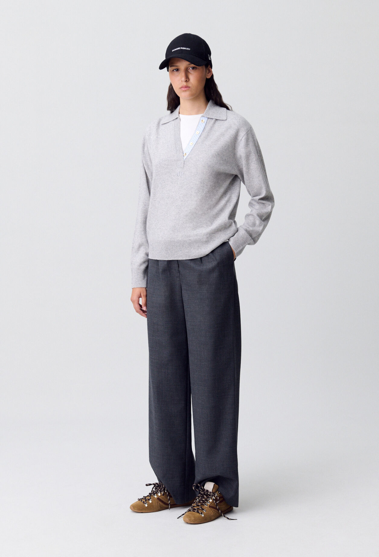 Wool Polo Jumper